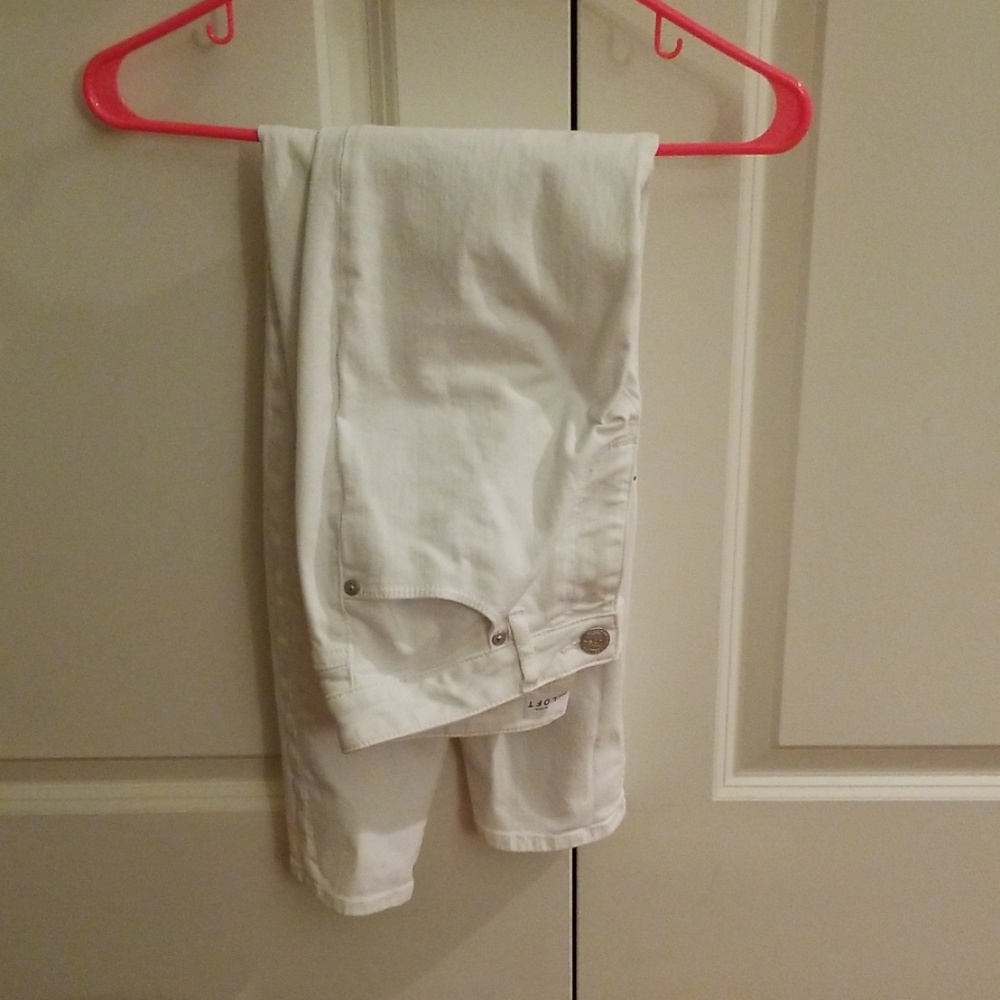 Loft Curvy Skinny - white